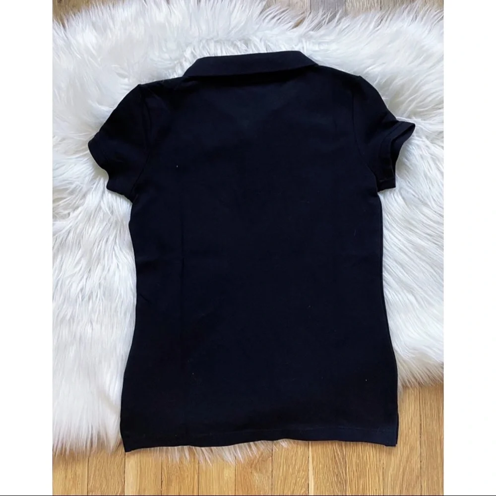 OLD NAVY Girl’s Short-Sleeve Pique Polo in Black